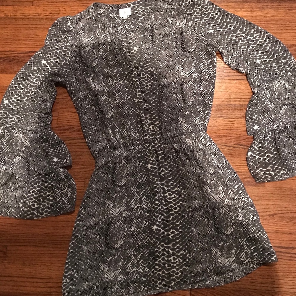 Parker snake skin print cocktail dress!